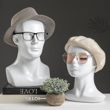 female mannequin head with shoulder fiberglass half body upper body mannequin torso sunglasses hair hat mask wig display head